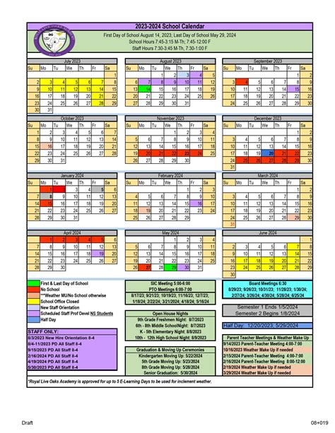 Royal Oak Schools Calendar Image 6