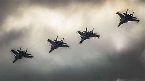 Russian Fighter Jet Formation