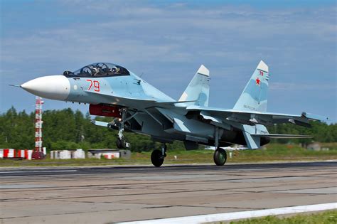 Russian Fighter Jet Landing