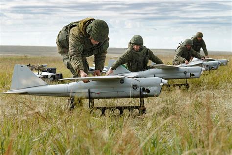 Russian military drones and unmanned aerial vehicles