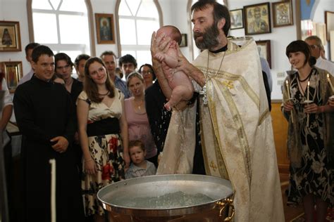 Russian Orthodox baptism