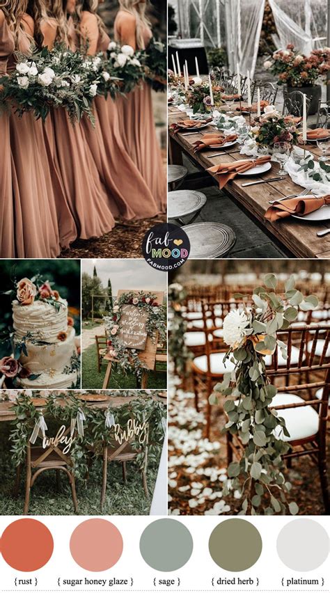 Rustic Wedding Color Palette Ideas Gallery 1