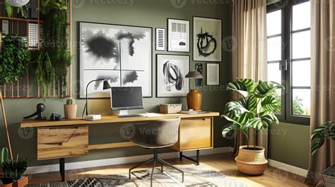 Sage Green Home Office Inspiration 6