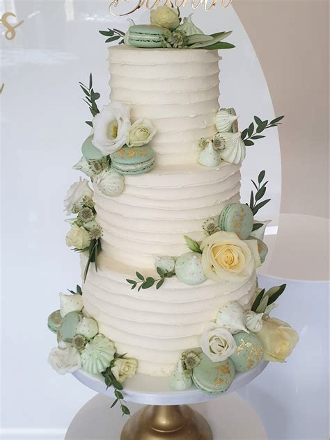 Sage Green Wedding Cake