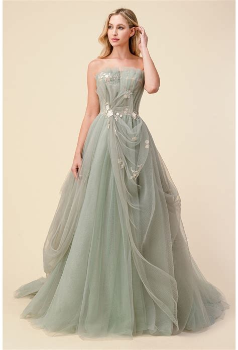 Sage Green Wedding Dress