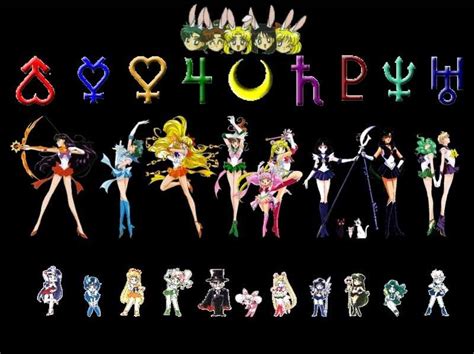 Sailor Moon Guardians' Symbolism Color Palette