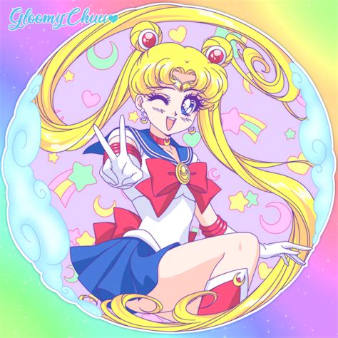 Sailor Moon Pastel Hues Color Palette