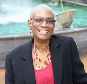 Sandra Jackson at a memorial service