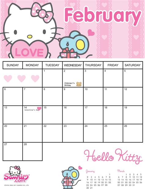 Sanrio Calendars