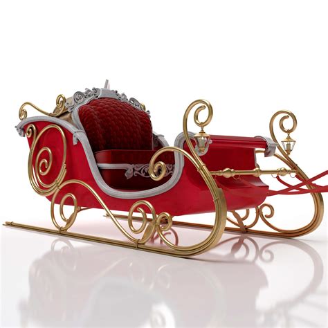 Santa's Sleigh in Flight