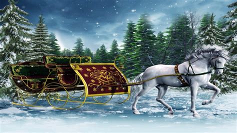 Santa's Sleigh in Winter