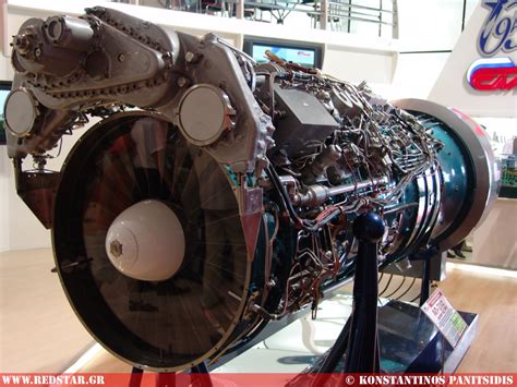 Saturn AL31 Engine Cutaway