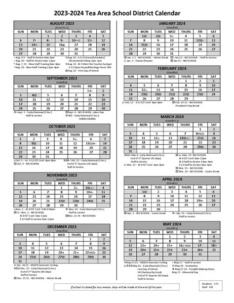 Scasd calendar and technology