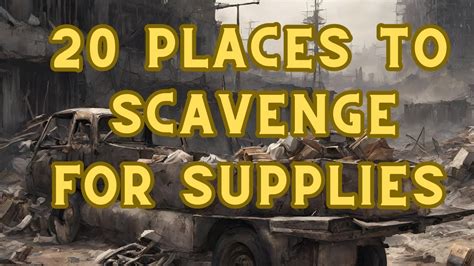 Scavenge for Supplies Walking Dead Apocalypse