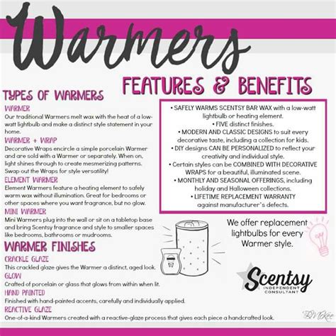 Scentsy Warmer Benefits