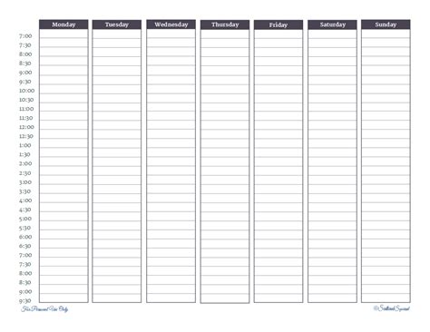 School Calendar Time Management