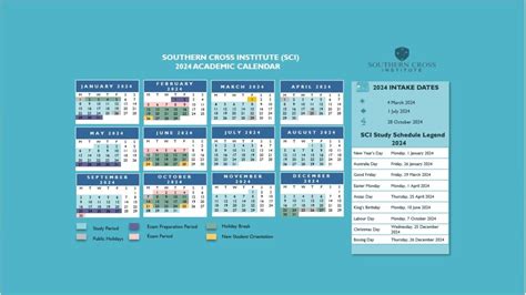 SCU Academic Calendar