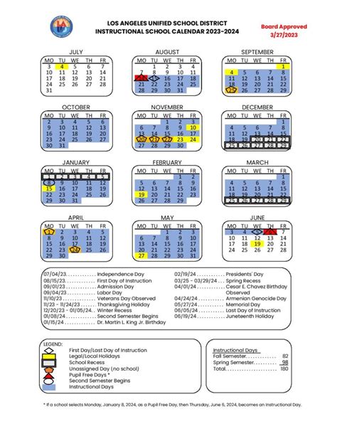 SCUSD School Calendar Image 10