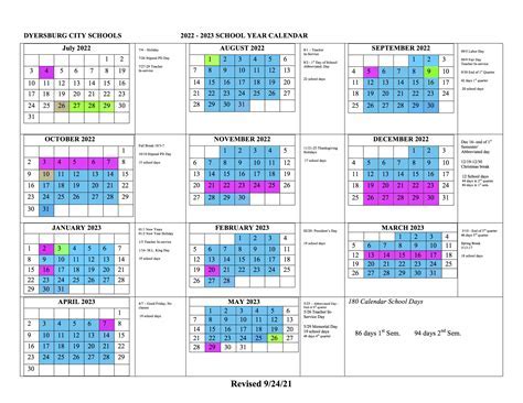 Sdirc Calendar Features