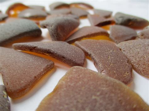 Brown sea glass