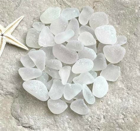 Clear sea glass