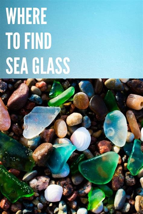 Sea glass collecting