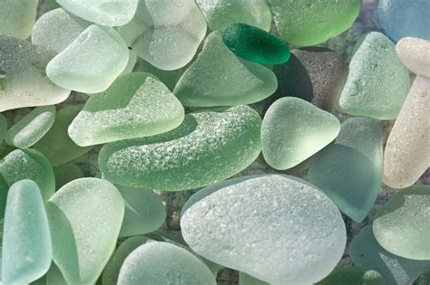 Yellow sea glass