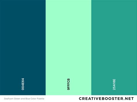 Seafoam Colour Palette Example 7