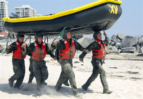 Navy SEALs undergoing survival training