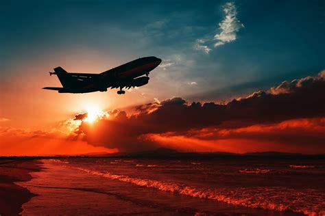 Seaplane in Sunset