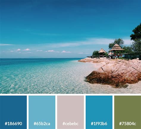 Seaside Retreat Coastal Color Palette