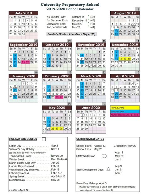 Seattle University Calendar