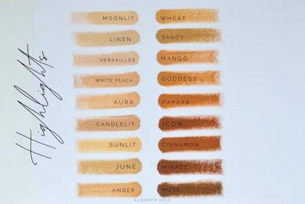 Seint Makeup Palette Swatches