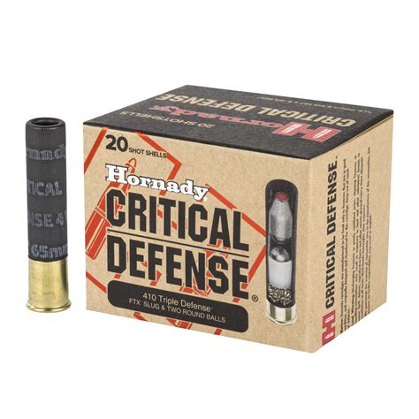 Self-defense with 410 ammunition