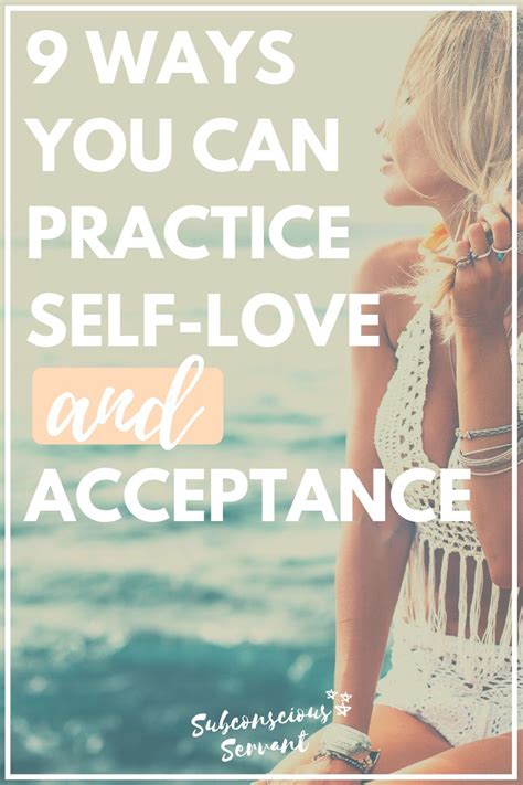 A person practicing self-love and acceptance