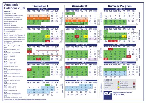 Semester Calendar