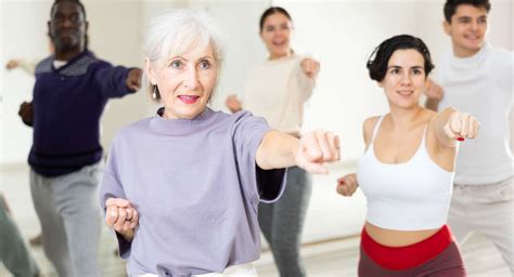 senior staying aware of surroundings