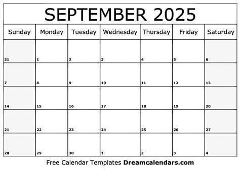 September 2025 Holidays and Observances