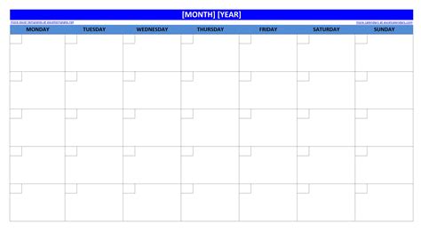 September Calendar Printable Template Excel