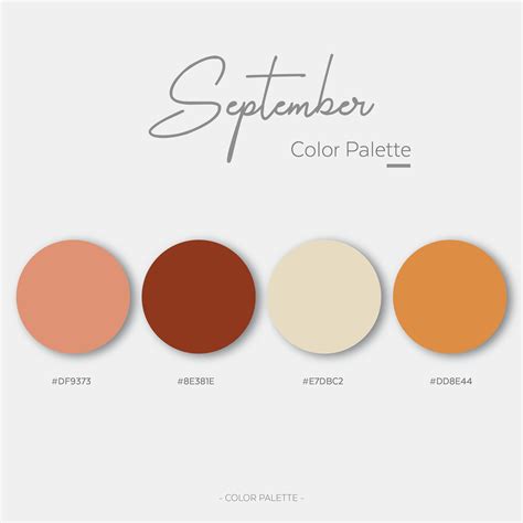 September Color Palette Inspiration