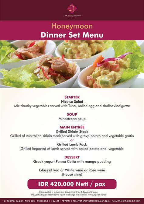 Set Menus