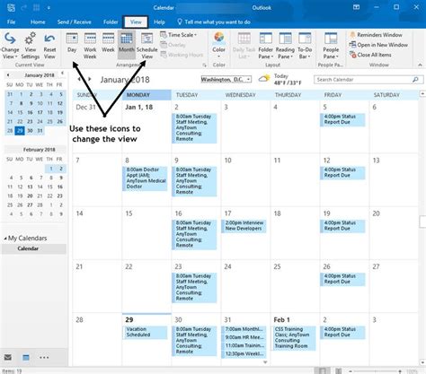 Setting Up Calendar Preferences