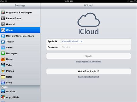 Setting up iCloud on Apple devices