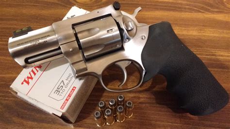 A 7 shooter revolver with a unique design