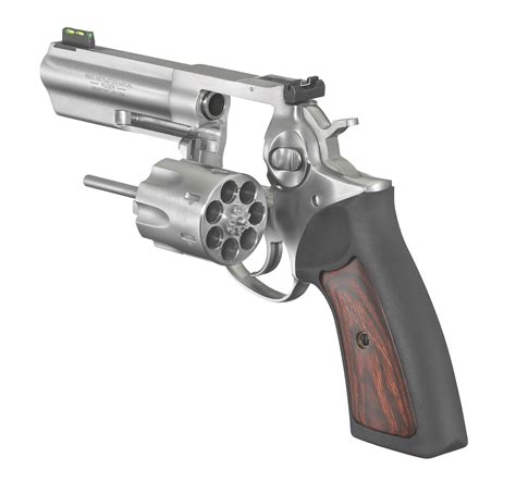 A 7 shooter revolver with a sleek design and impressive firepower