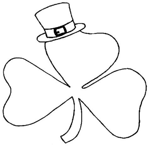 Shamrock coloring pages