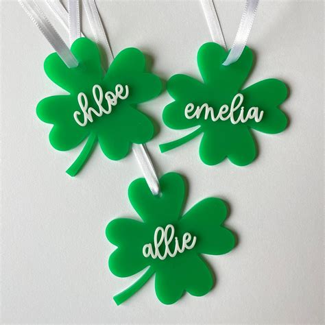 Shamrock gift tags