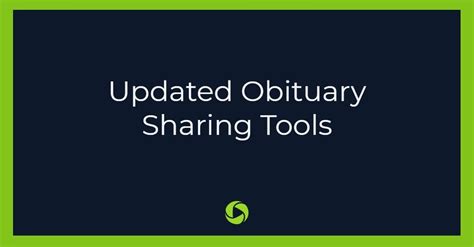 Description of Sharing Obituaries