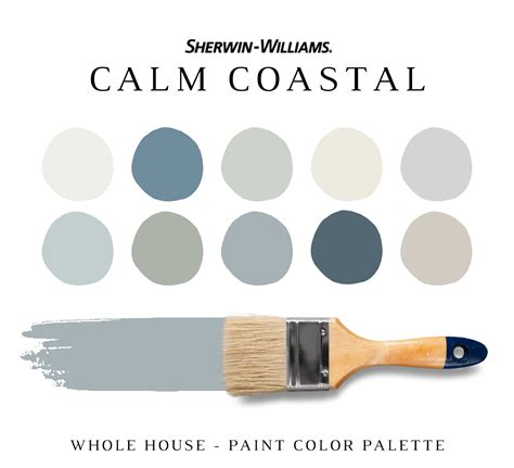 Sherwin-Williams Coastal Color Palette