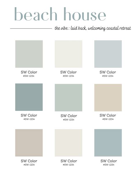 Sherwin-Williams Coastal Color Palette Inspiration Real-Life Examples